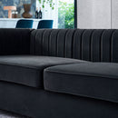 Contemporary Velvet Sofa Couch For Living Room