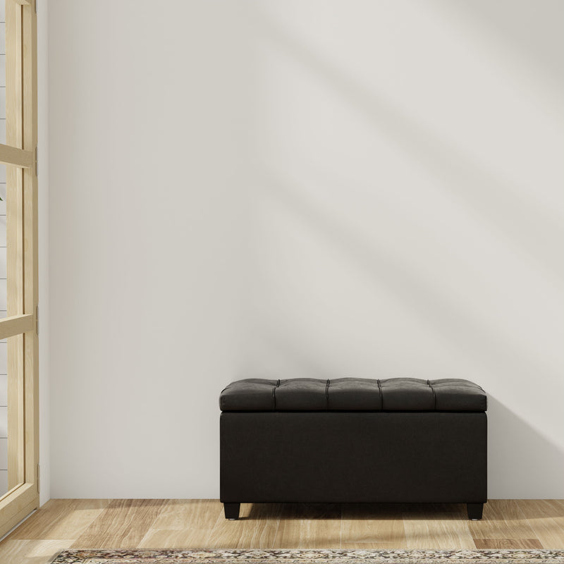 Sienna - Transitional Storage Ottoman Bench