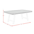 Summerville - 6 Piece Dining Set With Table, 4 Chairs, And Bench - Oak And Antique White