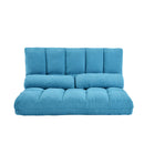Double Chaise Lounge Sofa Floor Couch And Sofa With Two Pillows