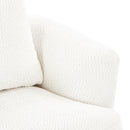 360° Swivel Barrel Sofa Chair With Throw Pillow, Chenille Upholstered Accent Chair