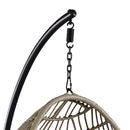 Vasant - Hanging Chair - Fabric & Wicker