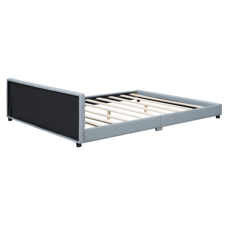 Upholstered Platform Bed, Mother & Child Bed