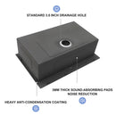 Drop In Kitchen Sink With Pull Down Faucet And Soap Dispenser