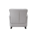 Denzell - Rocking Chair - Light Gray Linen