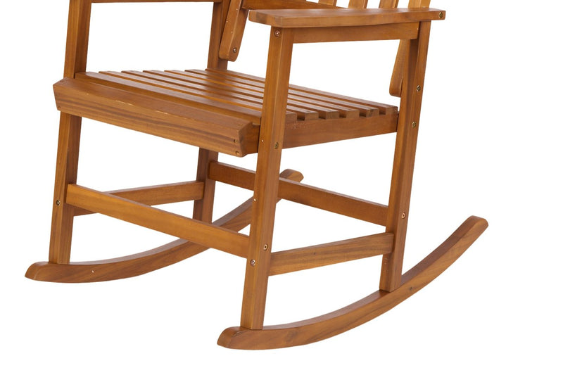 Acacia Indoor Rocking Chair, Outdoor Solid Patio Furniture