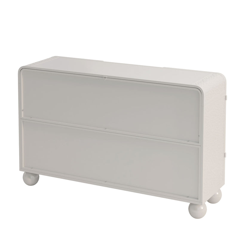 Storage Cabinet For Kitchen, Living Room - White
