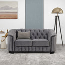 Upholstered 3 Piece Sofa Set With Legs