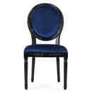 French Country Inspired Dining Chair With Iconic Round Backrest