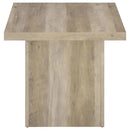 Devar - Square Coffee End Table Set - Distressed Pine