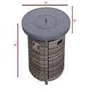 Outdoor Fire Pit Table With Lid