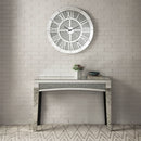 Noralie - Wall Clock - Mirrored & Faux Diamonds