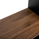 Wall Unit Entertainment Center With Bookshelves For TVs Up To 80", Tempered Glass Doors And Adjustable Shelves