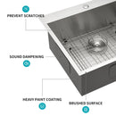 Stainless Steel Drop In Kitchen Sink, Topmount