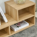 Cube TV Stand With Open Storage And 2 Shelves