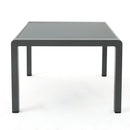 Outdoor Coffee Table Aluminum And Glass