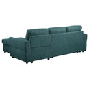 Samantha - Upholstered Storage Sleeper Sectional Sofa