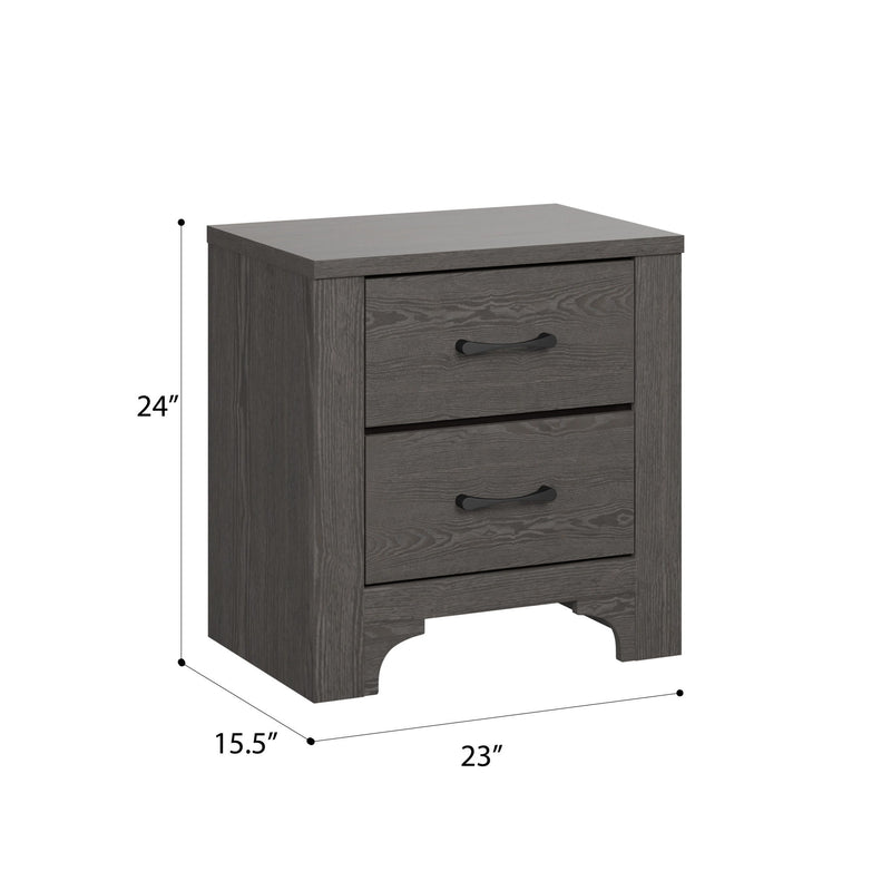 Junipe - 2 Drawer Nightstand - Brown