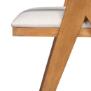 Chandigarh Farmhouse Style Cane Upholstered Dining Chairs (Set of 2)