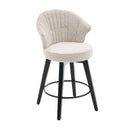 Wing Back Swivel Bar Stools (Set of 2)