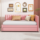 Upholstered Daybed, Sofa Bed Frame, No Box Spring Needed