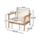 Modern Outdoor Lounge Chair With Cushions