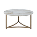 Aziz - Sintered Stone Top Round Coffee Table