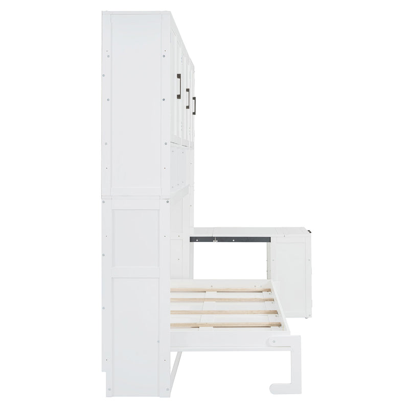 Murphy Wall Bed With Closet, Drawers & Desk