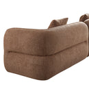 Sectional Sofa With Durable Fabric, Solid Wood Frame, And High Density Sponge Fill