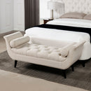 Alma - Tufted Flared Arm Entryway Bench