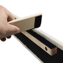 Full Size Platform Bed Frame with Fabric Upholstered Headboard and Wooden Slats, No Box Spring Needed/Easy Assembly, Beige