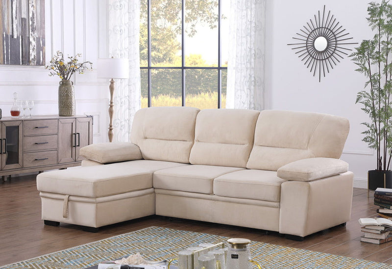 Kipling - Reversible Sleeper Sectional Sofa Chaise