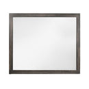 Monica - Mirror With Clean Lines - Dark Oak