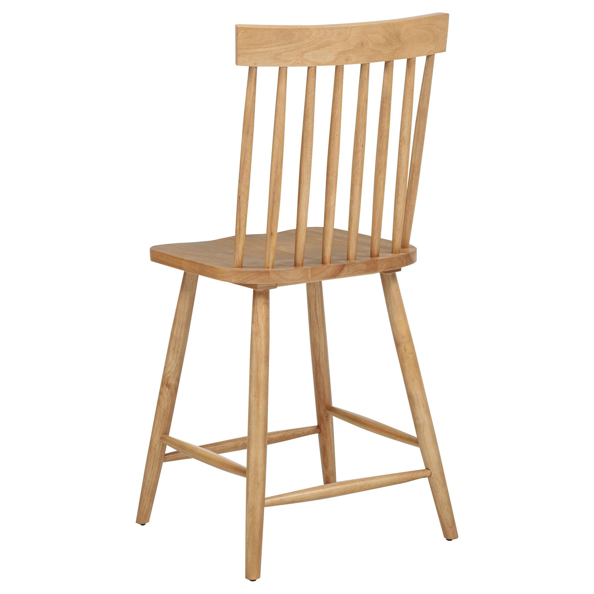 Andrews Windsor Counter Height Dining Side Chair Light Ash (Set of 2) - Atlantic Fine Furniture Melbourne FL