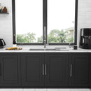 Modern Double Bowl Undermount Kitchen Sink 50 / 50 Design Stainless Steel