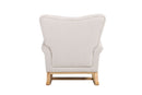 Modern Rocking Chair, Upholstered Accent Chair For Nursery, Small Contemporary Rocke