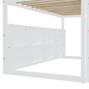 Loft Bed With House Shaped Frame And Tent