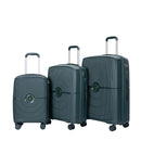 3 Piece Set Expandable Hardshell Suitcase Double Spinner Wheels