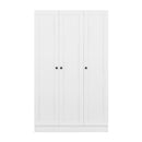 3 Door Shutter Wardrobe With Shelves