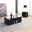 Drisana - End Table - Black Mirrored