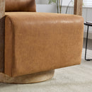 Swivel Modern Upholstered Accent Chair With Armrests