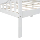 Full size Daybed, Wood Slat Support, White