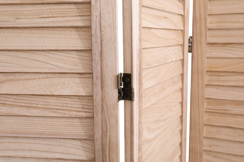 Panel Wooden Folding Room Divider