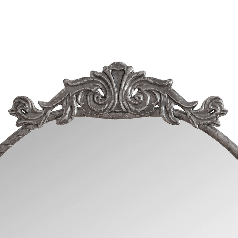 Vintage Arched Full Body Mirror, Wall Mounted For Living Room