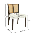 Rattan Dining Chair Without Arms (Set of 2)