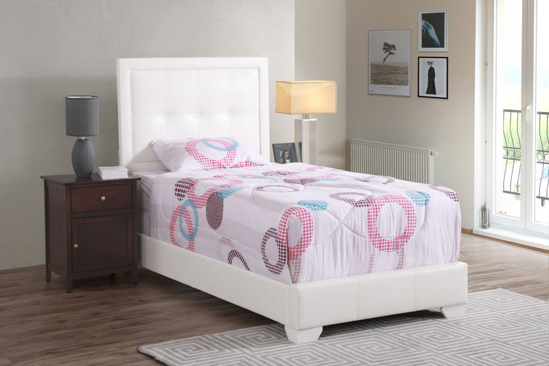 Panello - G2594-TB-UP Twin Bed - White