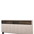 Upholstered Platform Bed With Storage Headboard, Trundle & 2 Drawers And A Set Of Sockets & USB Ports