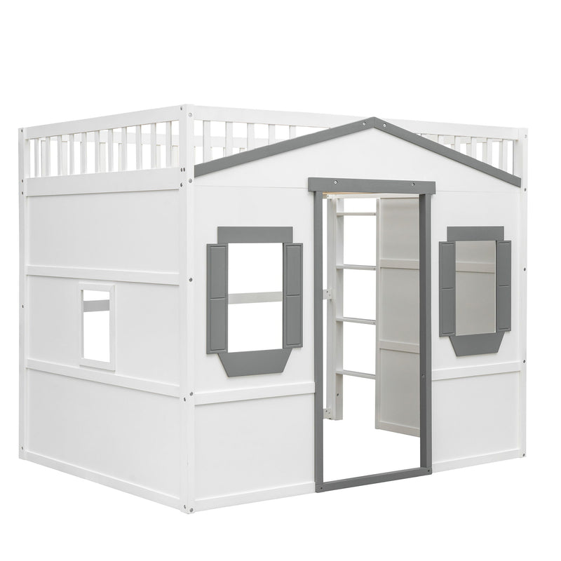 Elegant House Loft Bed With Ladder