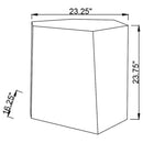 Capella - Mirrored Coffee Table Set