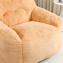 Beanbag Sofa Chair With Armrests Stuffed High Density Foam
